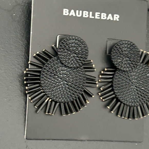 Baublebar NEW textured circle drop earrings - Picture 4 of 4